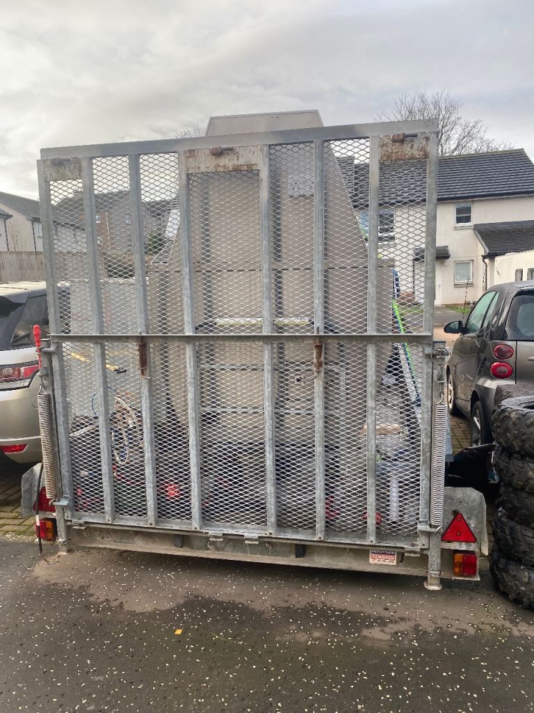 16x10ft indespension trailer with fold ramp at rear 