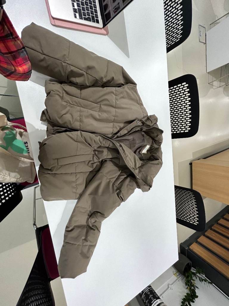 Green Puffer jacket XS