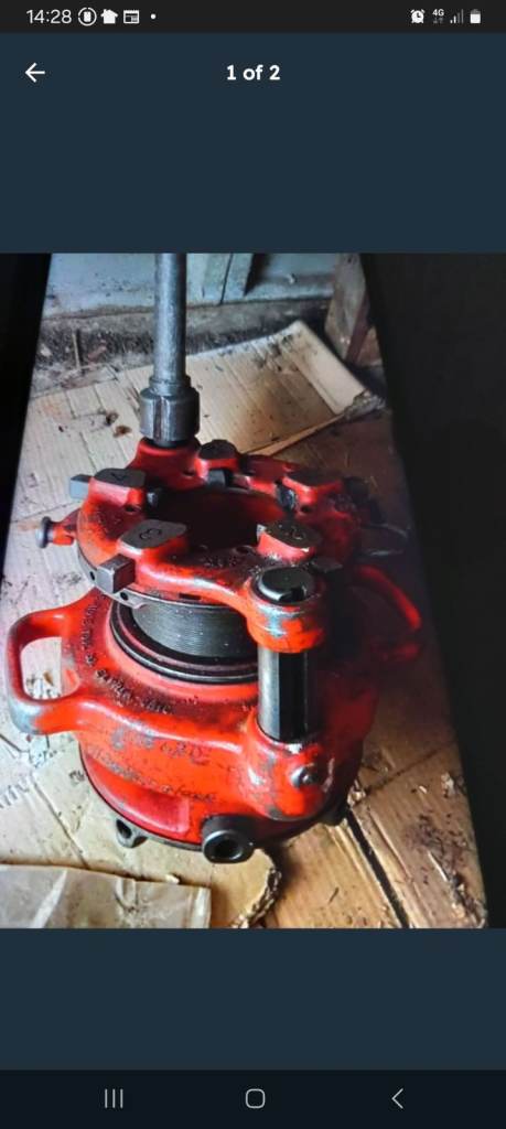 Ridgid threading head 