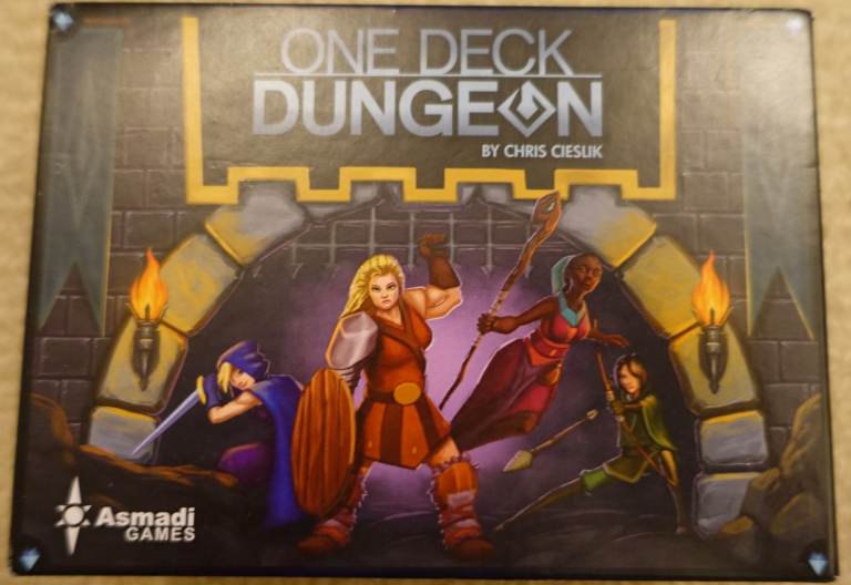 One Deck Dungeon Board Game by Asmadi Games – Good Condition