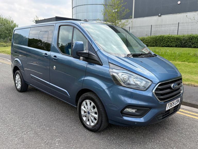 2019 Ford Transit Custom 2.0 EcoBlue 130ps Low Roof D/Cab Limited Van Crew Van Diesel Manual