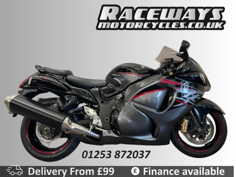 SUZUKI GSX1300R HAYABUSA 2016 BLACK 27,523 MILES USED MOTORCYCLE