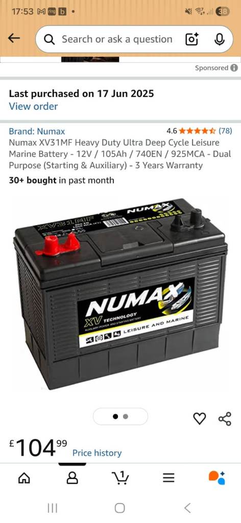 Leisure battery 