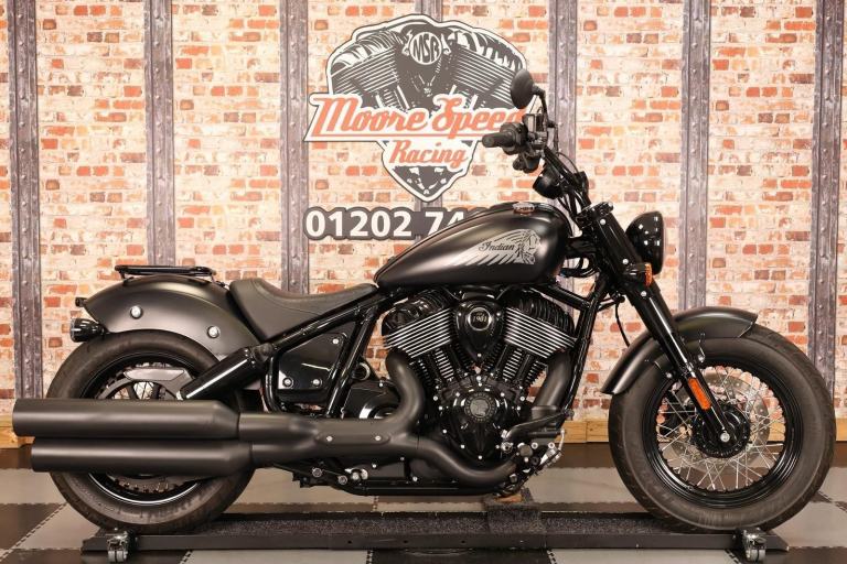 2022 INDIAN CHIEF BOBBER DARK HORSE - 7,224 MILES - FRESH SERVICE AND MOT