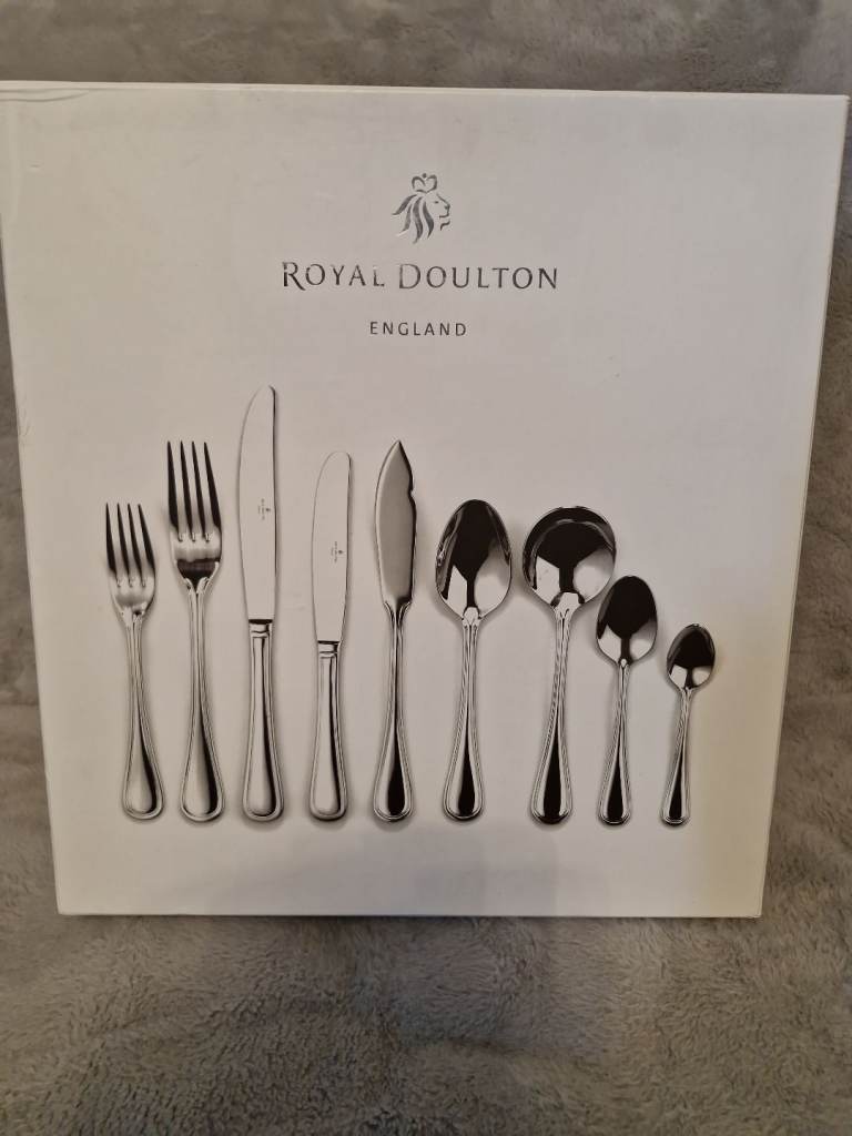 Royal Doulton 18/10 stainless steel cutlery set 78 pieces