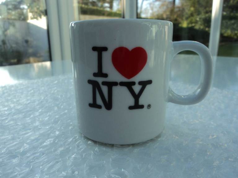 Brand new NYC New York small espresso coffee cup. 