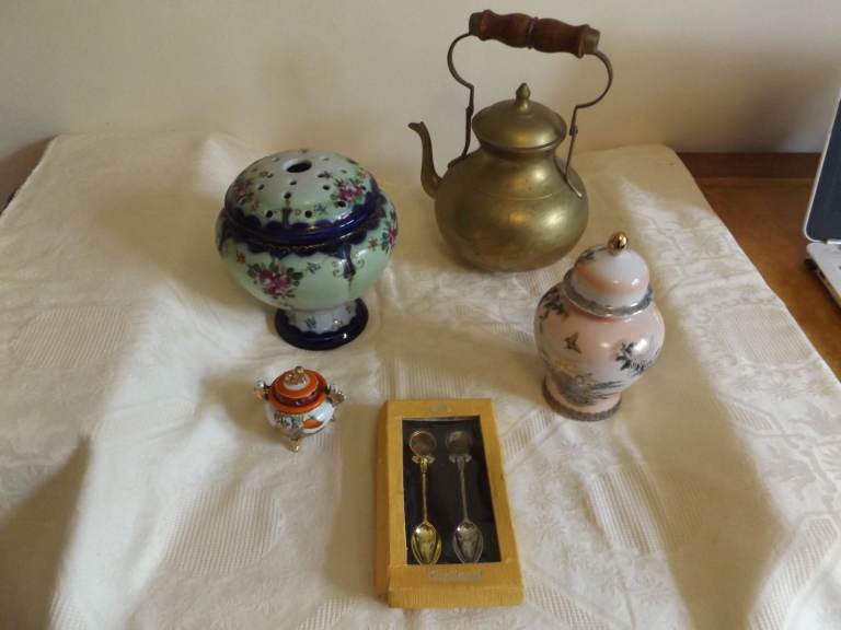 LOT OF 5 ASIAN VINTAGE ANTIQUES