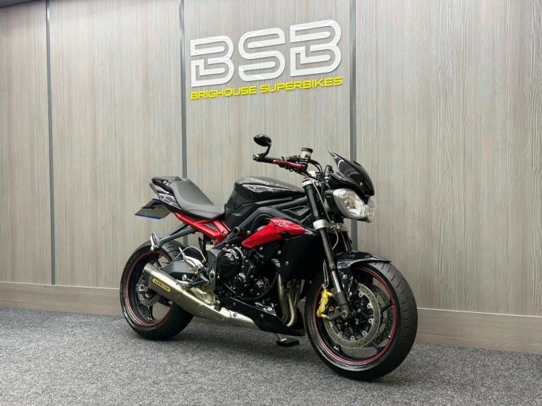 2014 14 Triumph Street Triple 675 R - ARROW EXHAUST - + EXTRAS