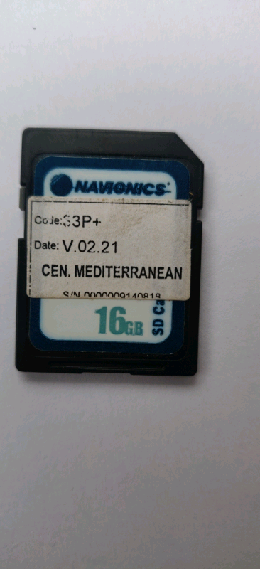 image for Navionics SD chart Central Mediterranean 