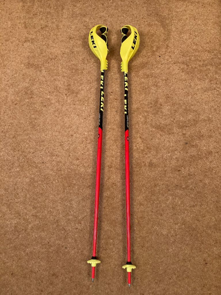 Leki worldcup ski poles 115cm 
