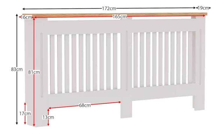 Brand new radiator cover in box