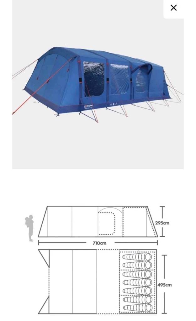 Berghaus freedom 7 Nightfall + Extras