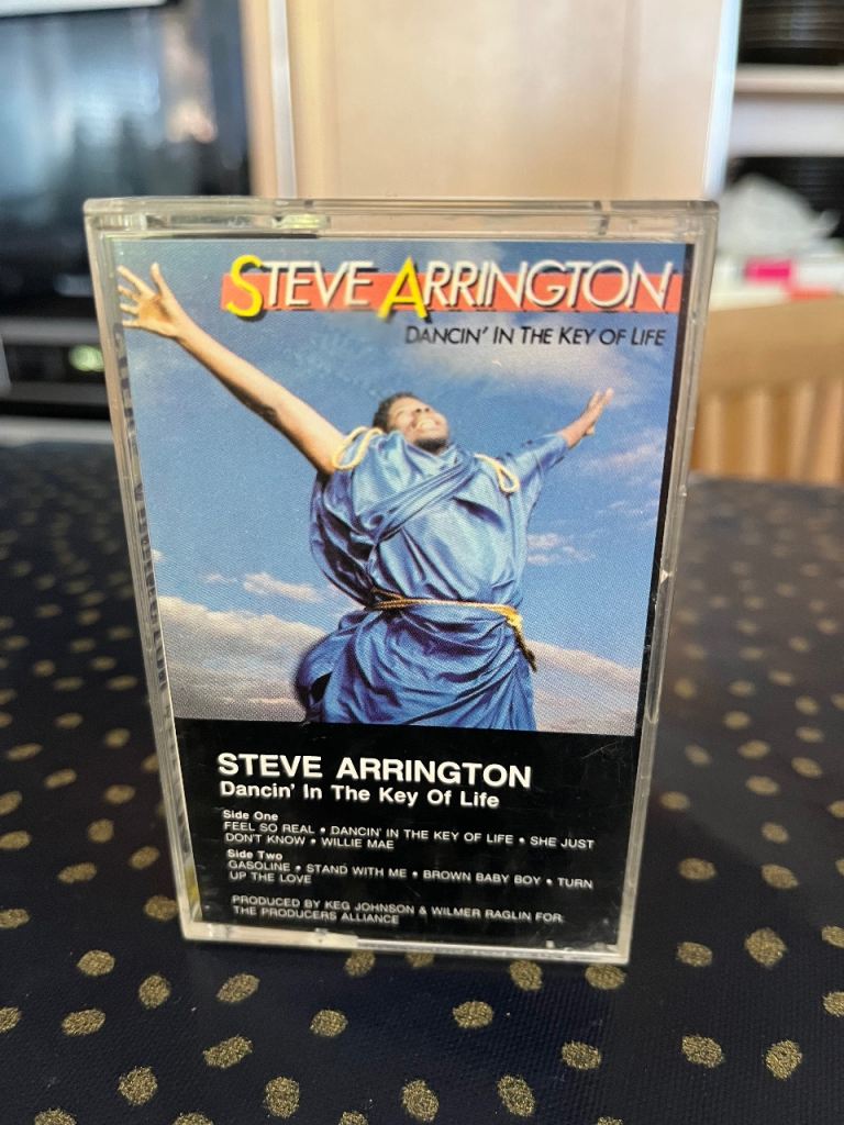 Steve Arrington 'Dancin' In The Key Of Life' Music Cassette