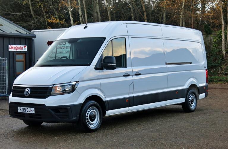 VOLKSWAGEN CRAFTER 140HP AIRCON TRENDLINE LWB HIGH ROOF EURO 6 CR35 White Manua