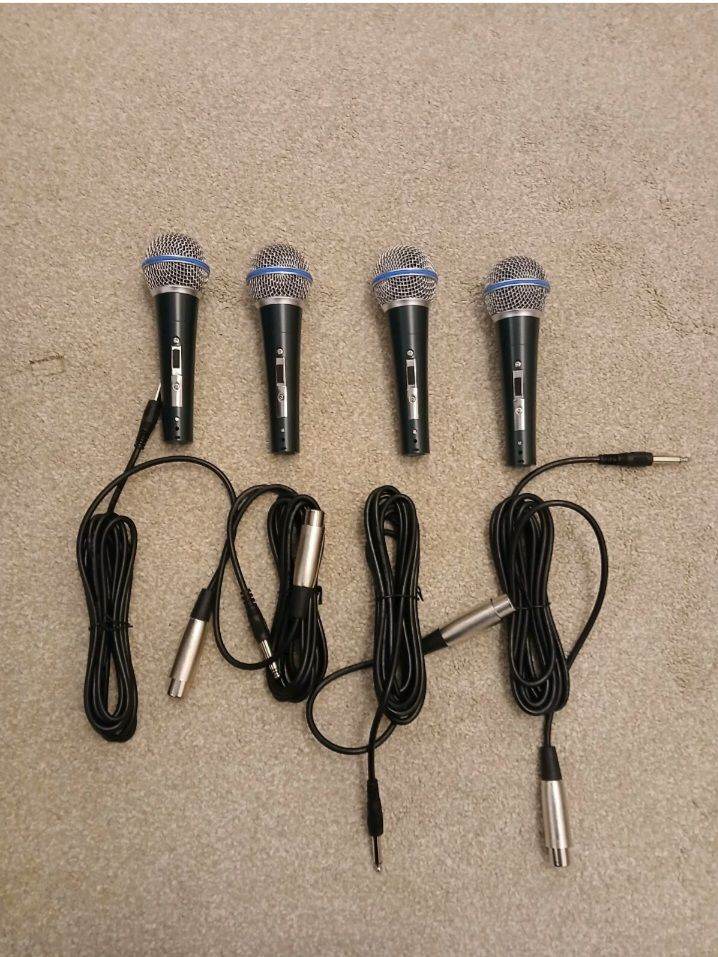 4xVocal Dinamic Microphones