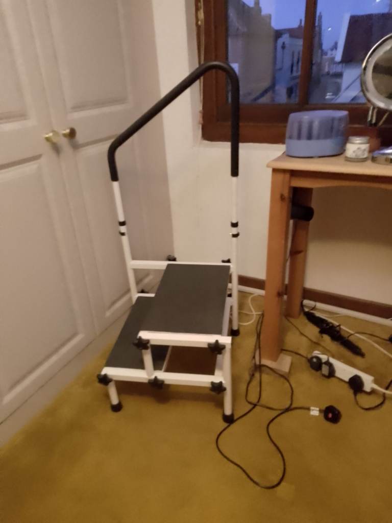 step ladder for boat or caravan and bathroom