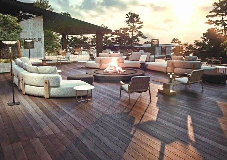 INFINITE Outdoor Sofa, Waterproof Fabric