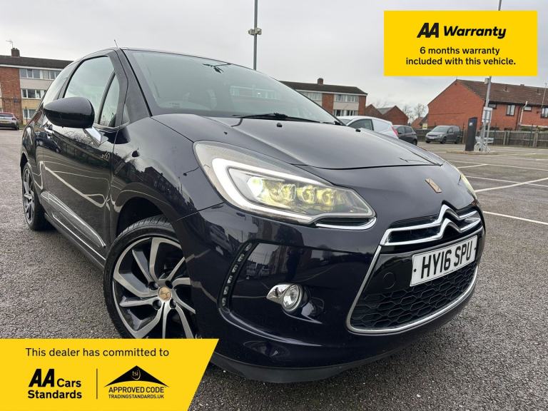 2016 DS DS 3 1.2 PureTech 1955 Hatchback 3dr Petrol Manual Euro 6 (s/s) (110 ps)