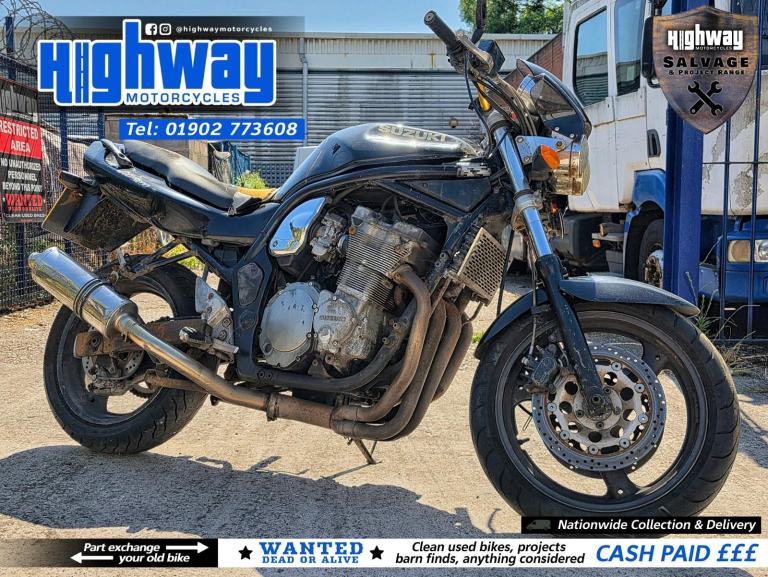 1999 Suzuki GSF600 Bandit Running Project Bike Barn Find