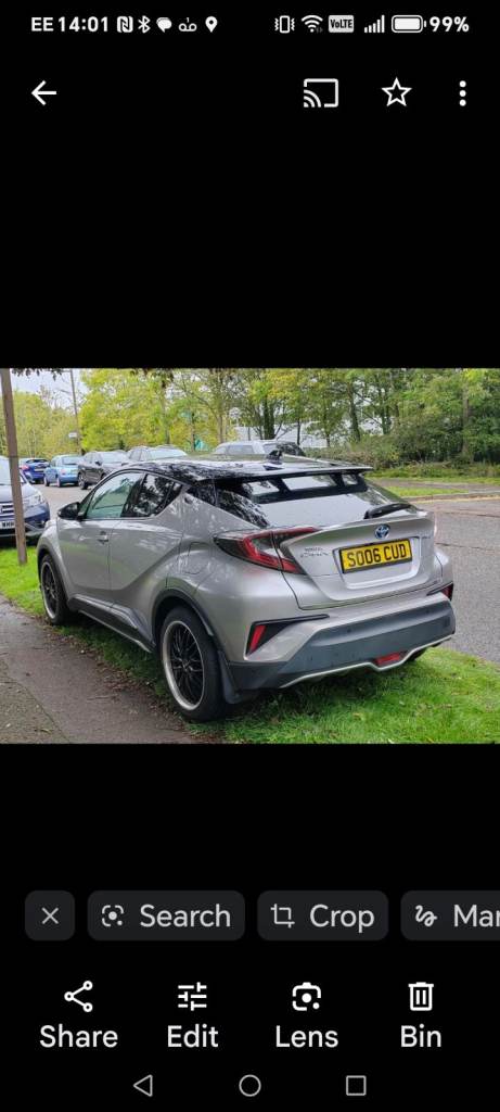 TOYOTA C-HR DYNAMIC SEATS SET FRONT AND REAR 68 PLATE. FIT 2016 - 2023