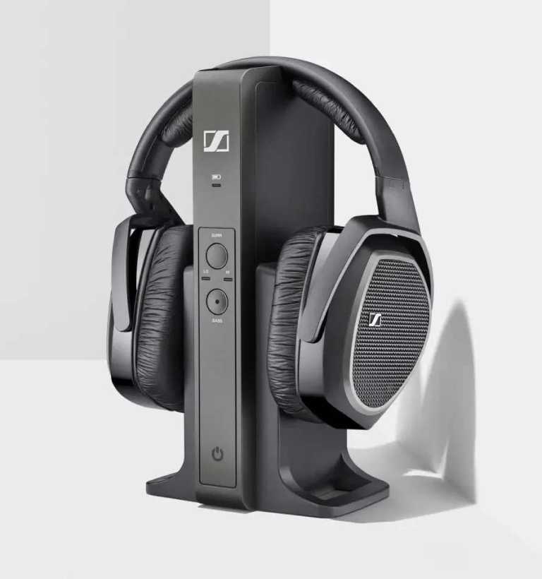 Sennheiser RS 175 RF Wireless Headphones Over Ear for TV with Bass Boost and Surround Sound Modes