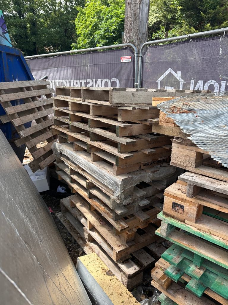 Wooden pallets
