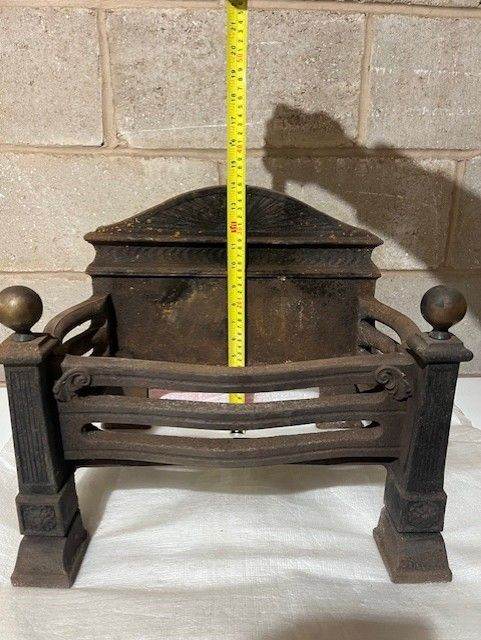 Vintage Cast Iron Fire Basket