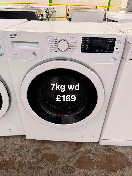 Beko 7kg washer dryer 🌟 Free Delivery 🌟 120 Days Warranty 🌟 