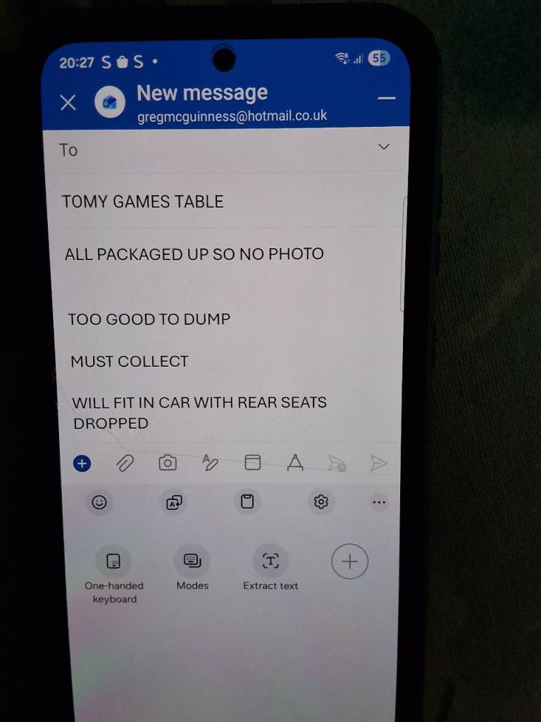 TOMY Games Table