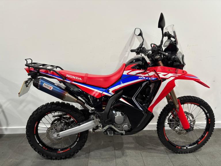2021 Honda CRF300 Rally, 4,570 Miles, Moto X Pipe, Tail Tidy, Rear Carrier