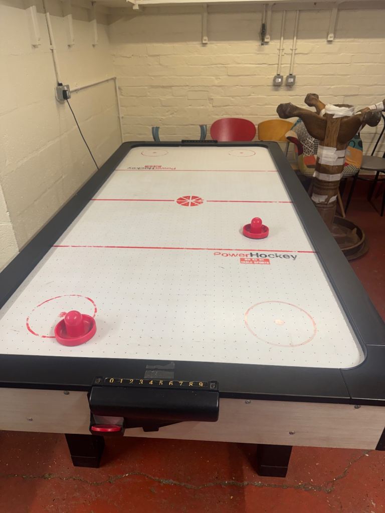 Full Size Air Hockey Table - With Pucks & Pushers