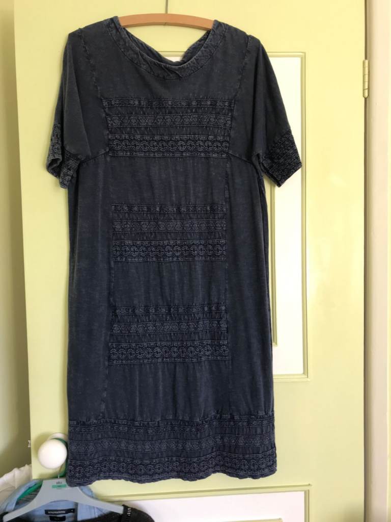 Blue Cotton Summer Dress from the White Stuff– Size 14, Good Condition - worn once
