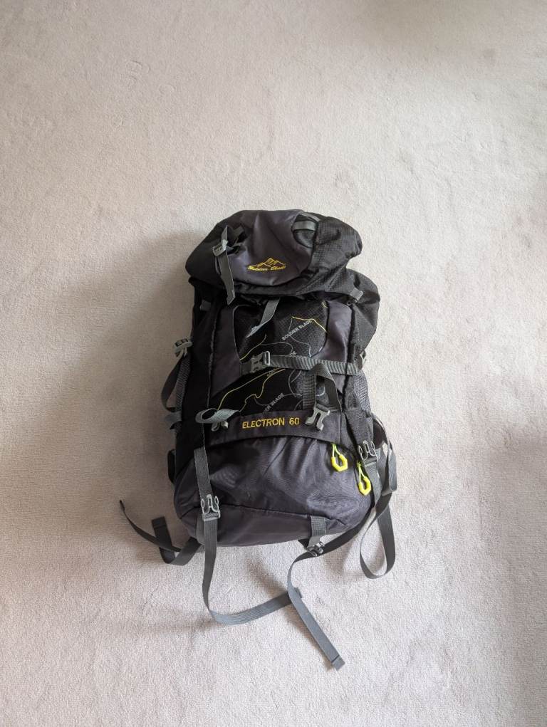 60L Trekking Rucksack Festival Backpack Soldier Blade Electron 60L DofE approved
