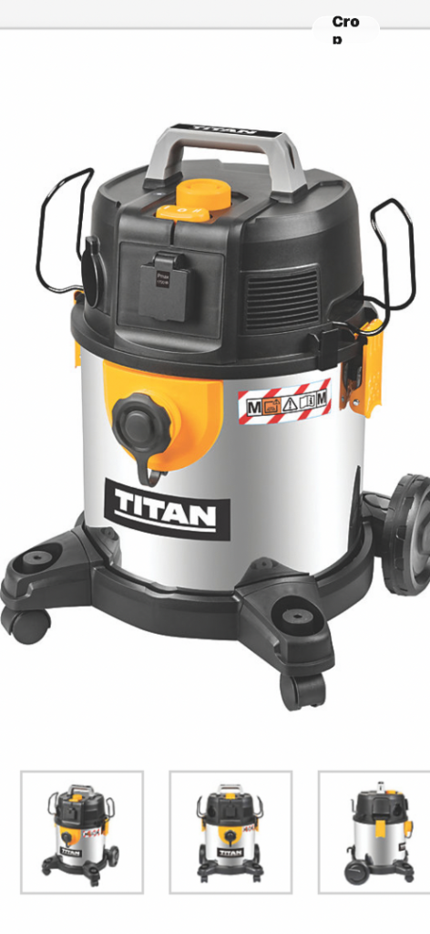 Steam wallpaper stripper and industrial hoover 