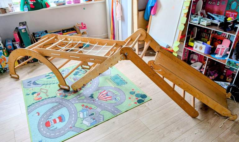 Montessori Wooden Climbing Frame