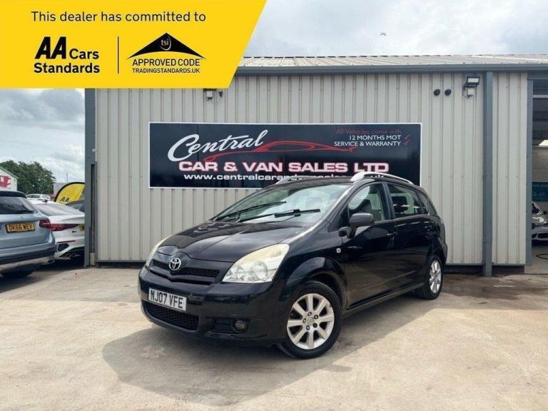 2007 Toyota Corolla Verso 1.8 VVT-i T Spirit MPV 5dr Petrol Manual (184 g/km, 12
