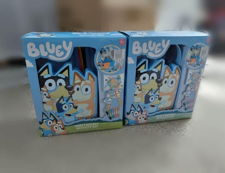 ×2 - Bluey Craft Bucket Activity Set (28 pcs in each box). 