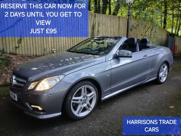 🔷️ MERCEDES BENZ E 350 CDi SPORT BLUE EFFICIENCY CONVERTIBLE 🔷️ LOOKS SUPERB 🔷️ LOW MILES 