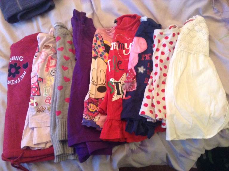 Girls tops and jumpers aged 3-4yrs