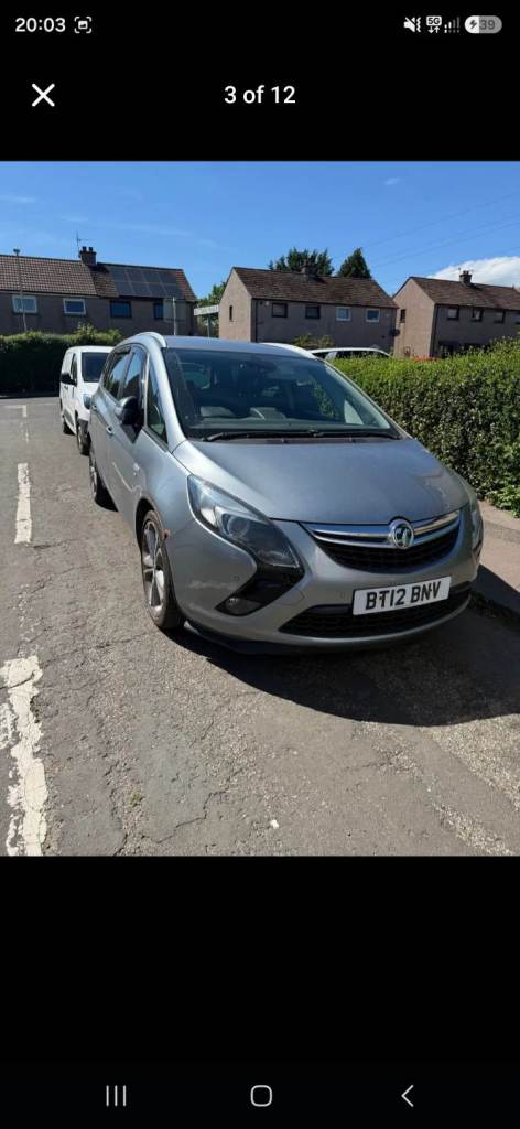 Vauxhall, ZAFIRA, MPV, 2012, Manual, 1956 (cc), 5 doors