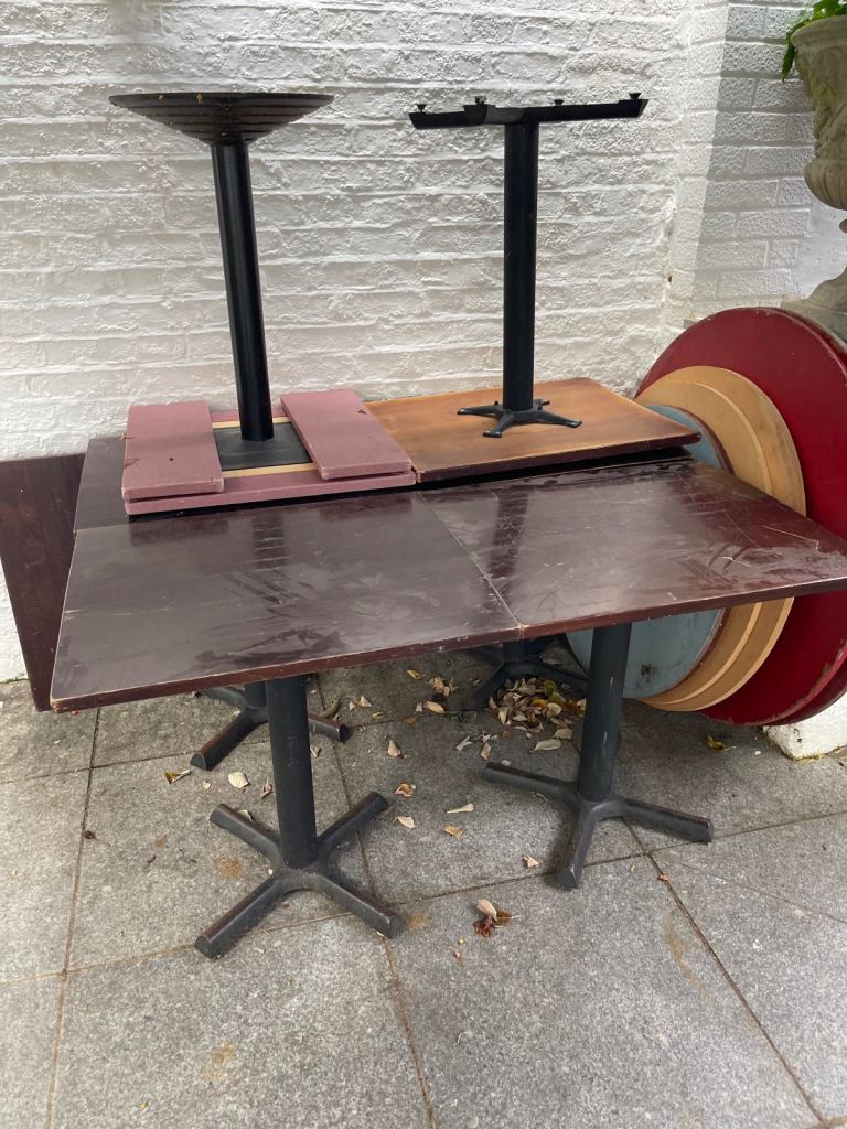 Metal Based Tables, , working large coffee grinder 