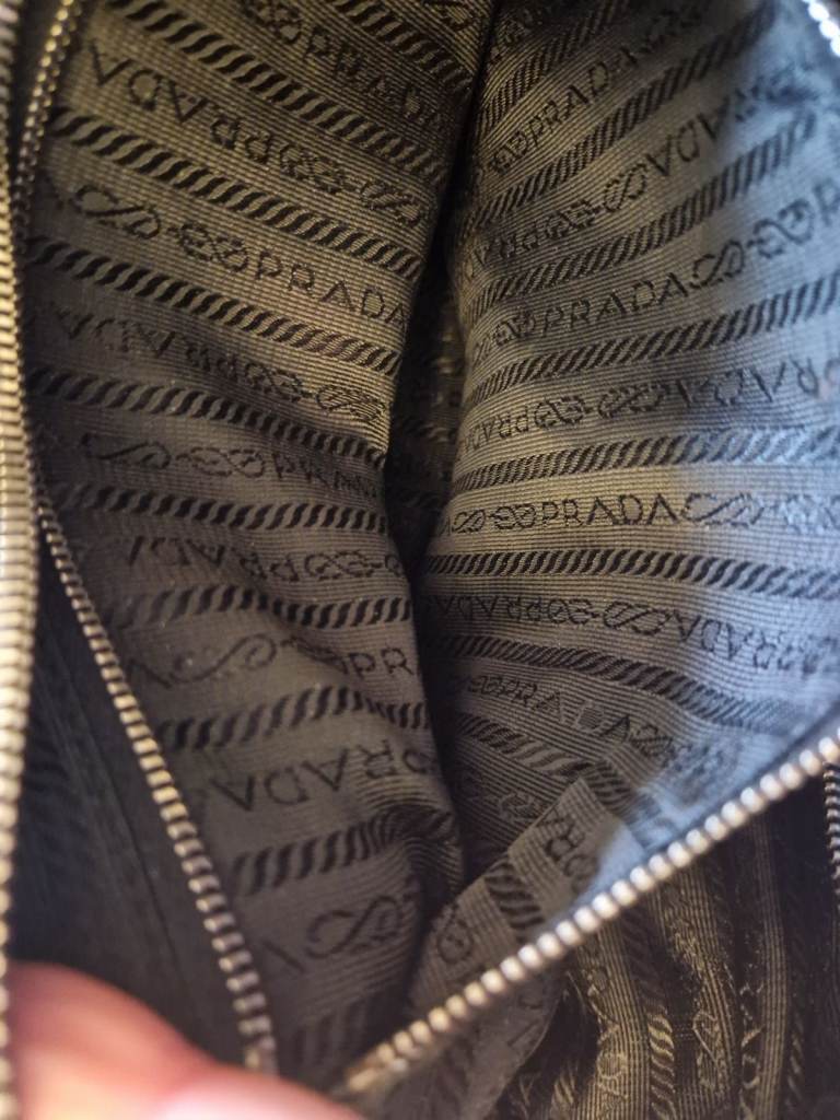 Prada black Tessuto bag