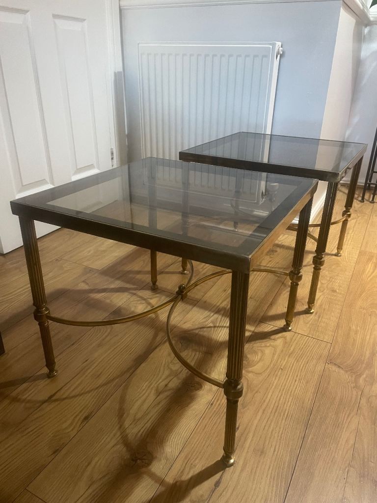image for Brass side tables