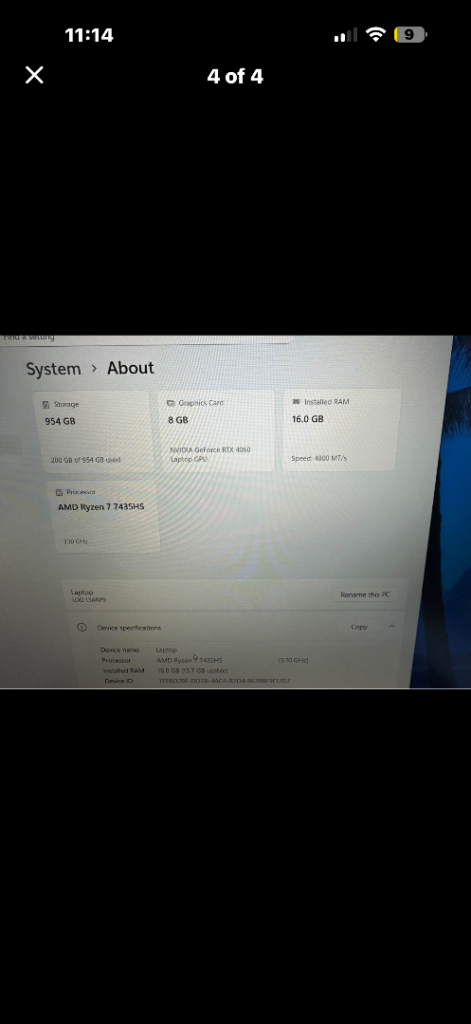 MSI Gaming Laptop 15 A12V - Good Condition