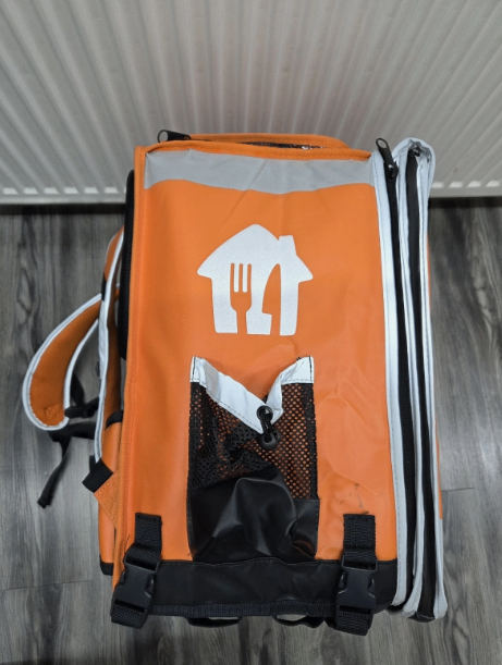 Just Eat Large Expandable Thermal Hot Food Delivery Backpack