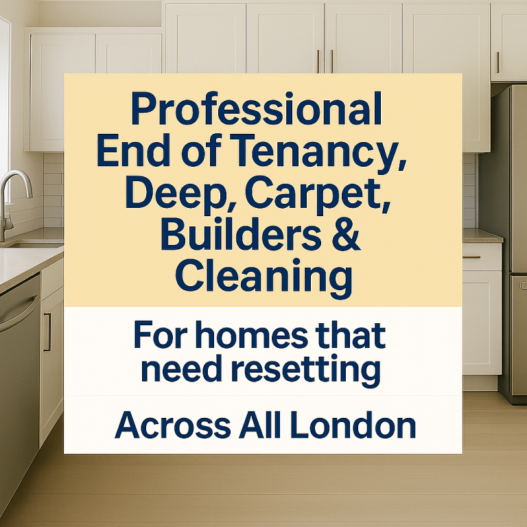 FROM £12 Domestic House Cleaning Services - End of Tenancy, Carpet, Oven, Builders & Deep Cleaners