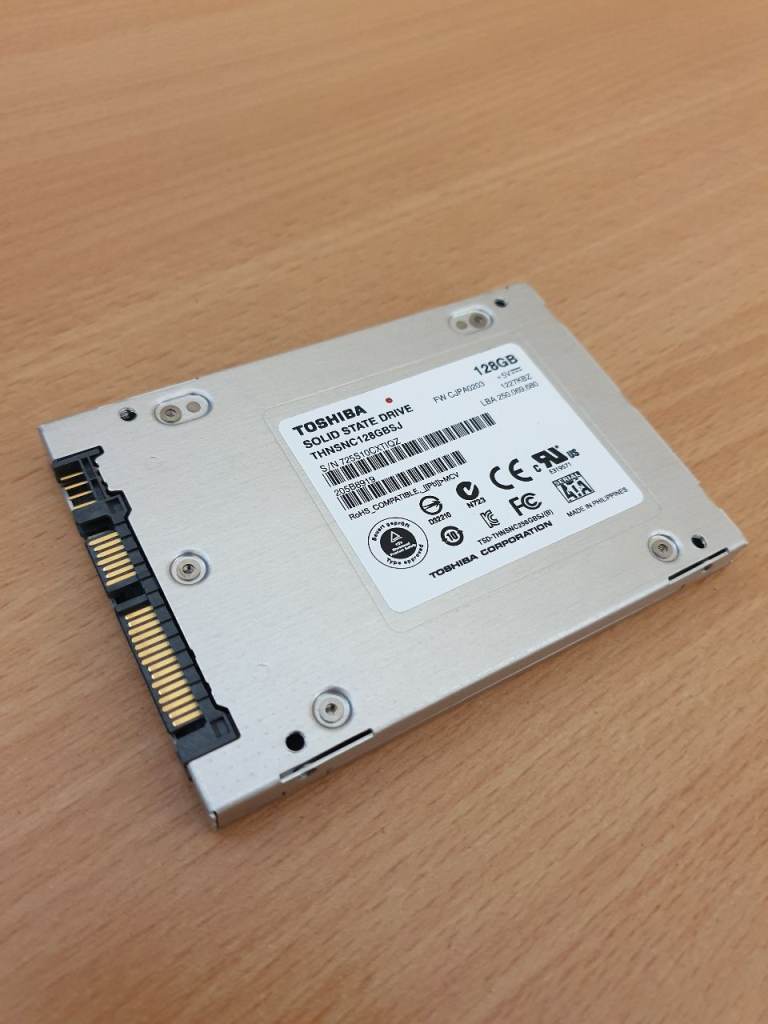 128GB Toshiba SATA SSD