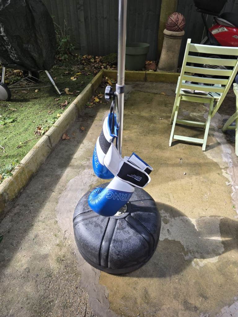 Boxe or Martial Arts - Free Standing Punching Ball with Gloves