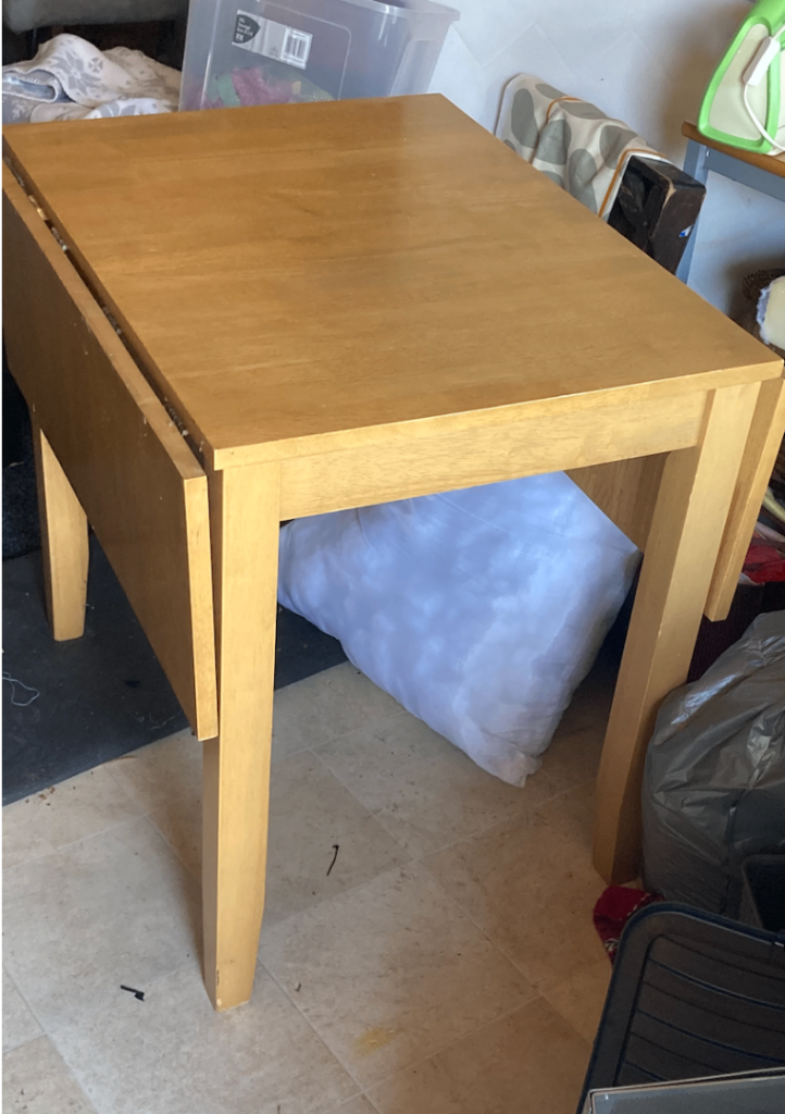 Rubberwood Drop Leaf Table