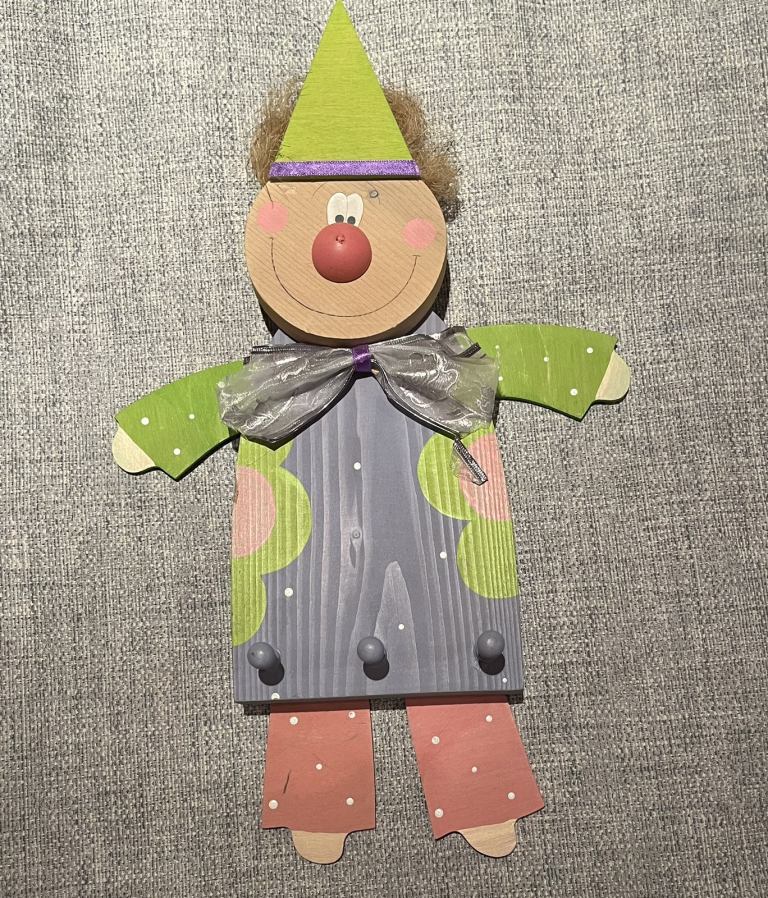 Clown  🤡 decorations/  hanging children medals,hanging key etc..